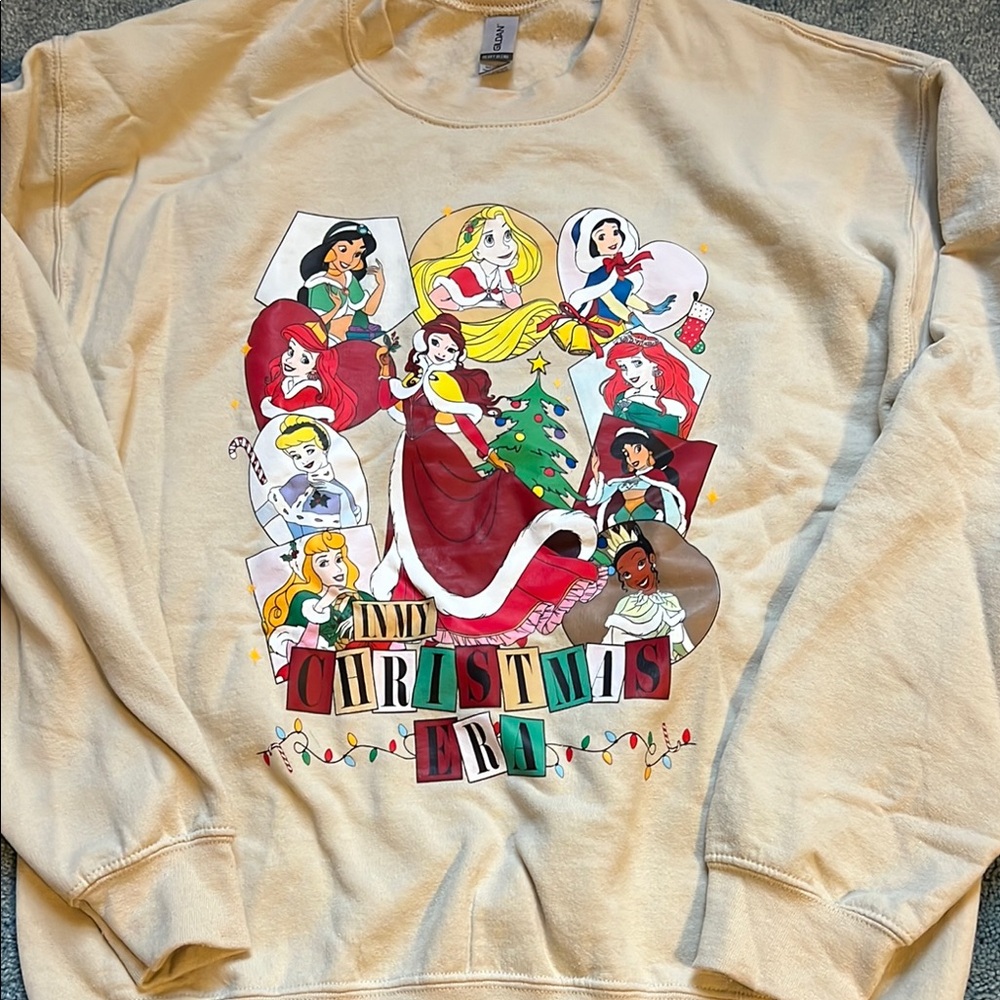 Disney Princess Christmas Crewneck Sweater